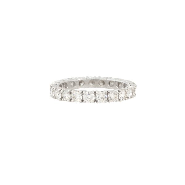 18k White Gold 2.09ctw Round Brilliant Cut Diamond Eternity Band