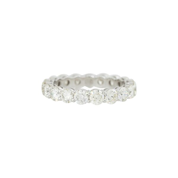 18k White Gold 2.94ctw Round Brilliant Cut Diamond Eternity Ring