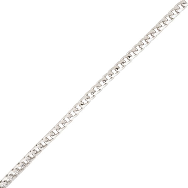 10k White Gold 22″ Men’s 4mm Franco Chain