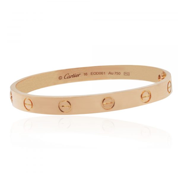 18k Rose Gold Cartier Love Bangle