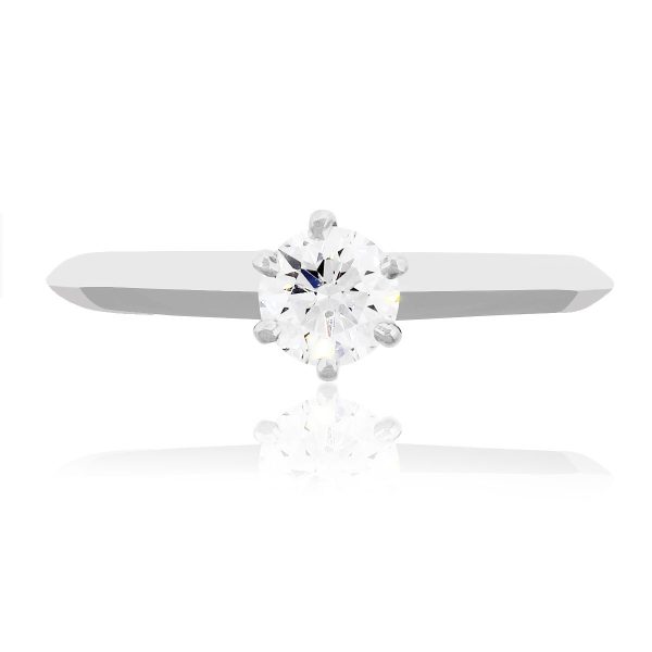 Tiffany & Co. Platinum 0.32ct Diamond Engagement Ring