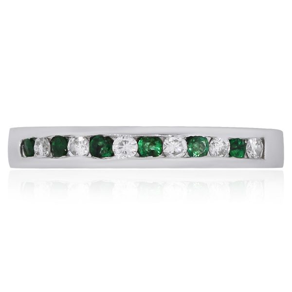 Diamond Emerald Band