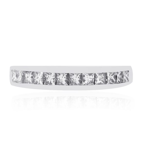 White gold diamond wedding band