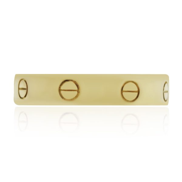 Yellow gold cartier ring