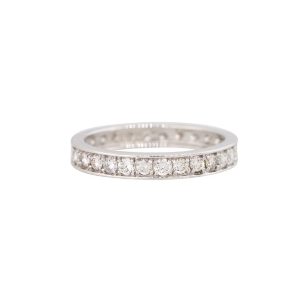 14k White Gold 0.50ctw Round Brilliant Cut Diamond Eternity Band