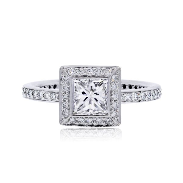 Ritani princess cut diamond ring