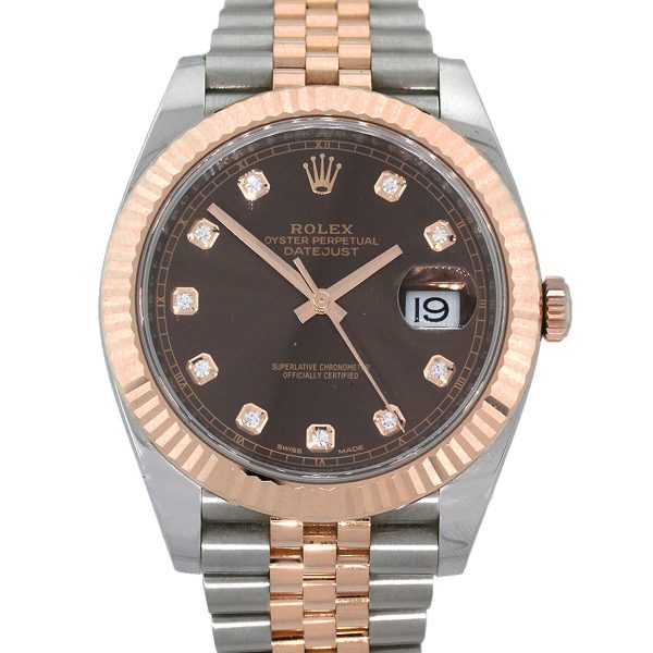 Rolex 126331 Datejust 18k Two Tone Chocolate Dial 41mm Watch